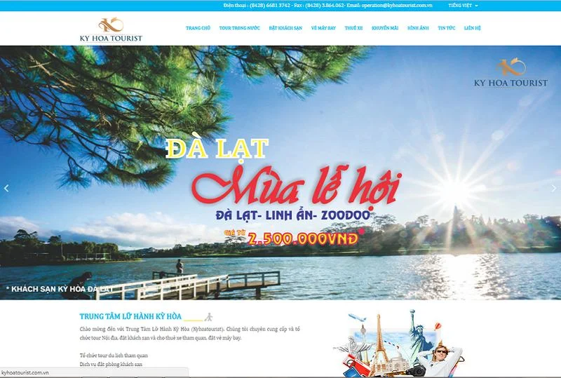 Website Kỳ Hòa Tourist