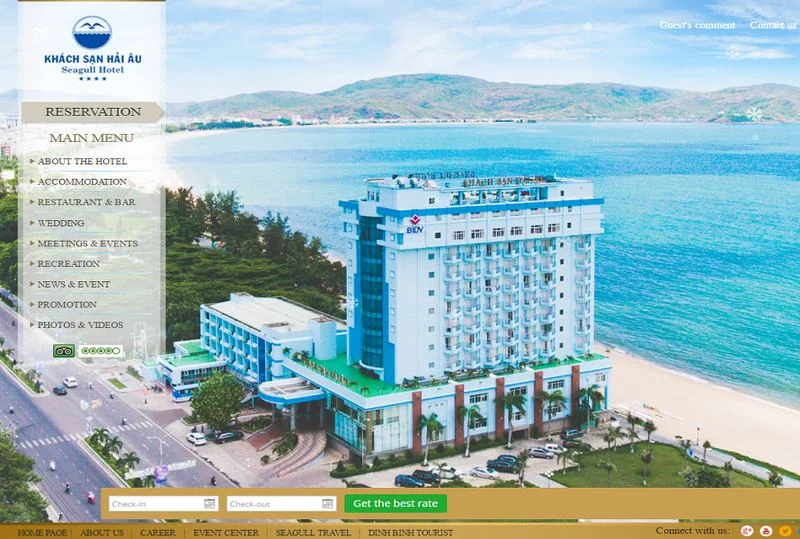 Website Seagull Hotel